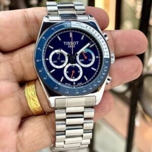 Tissot PR516 Cronograph Premium Quality Metal Strap Watch 4