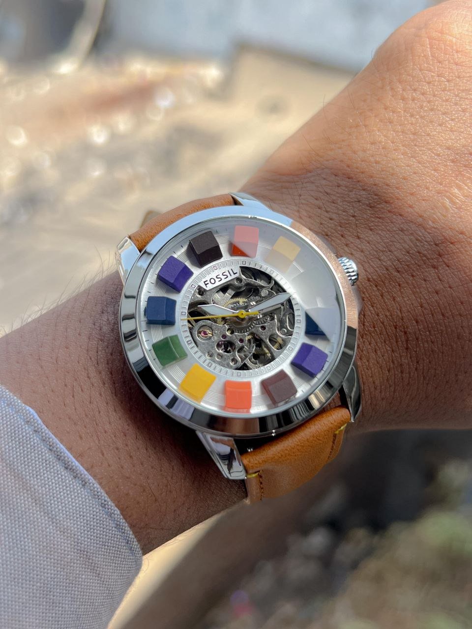 photo_2026-04-15_10-17-27 Fossil automatic skeleton Leather Strap Premium Quality 177 - Image 3