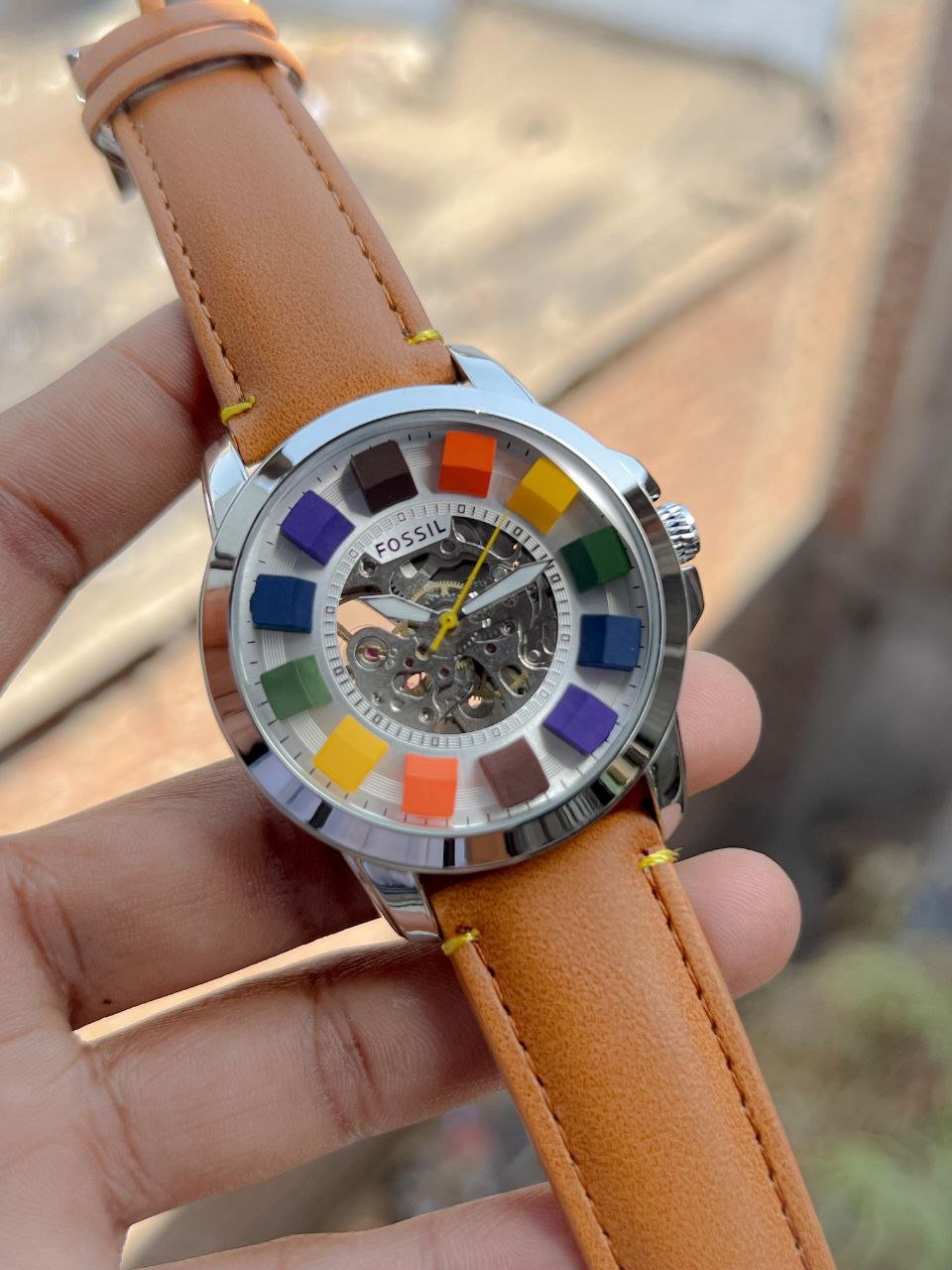 photo_2026-04-15_10-17-29 Fossil automatic skeleton Leather Strap Premium Quality 177 - Image 2
