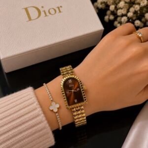 Dior Rose Gold Fancy Beautiful Ladies Watch 3