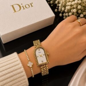 Dior Rose Gold Fancy Beautiful Ladies Watch 7
