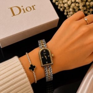Dior Dual Tone Fancy Beautiful Ladies Watch 9