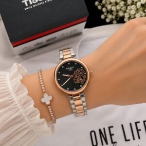 Tissot Dual Tone Fancy Beautiful Ladies Watch 1