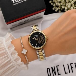 Tissot Dual Tone Fancy Beautiful Ladies Watch 3