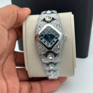 Cartier Diamond Embossed bracelet Type Fancy Beautiful Ladies Watch 2