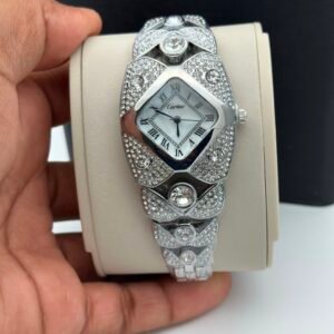 Cartier Diamond Embossed bracelet Type Fancy Beautiful Ladies Watch 3