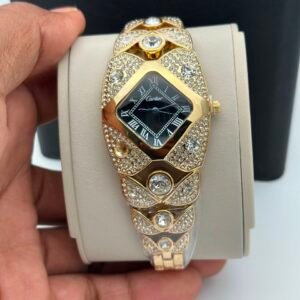 Cartier Diamond Embossed bracelet Type Fancy Beautiful Ladies Watch 4