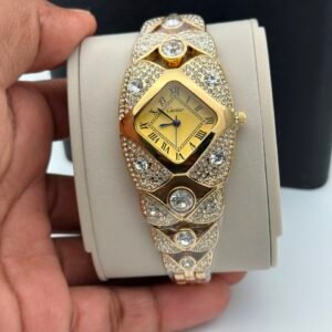 Cartier Diamond Embossed bracelet Type Fancy Beautiful Ladies Watch 5