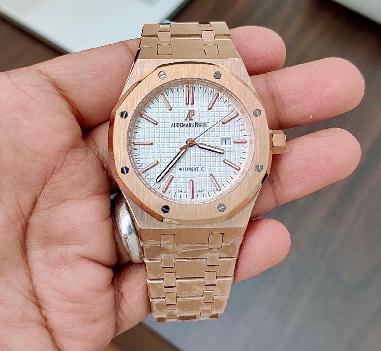 Rosegold Audemars Piguet First copy watches for men