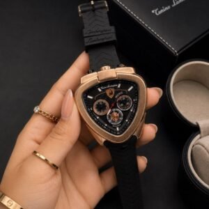 Lamborghini Sporty triangular Case Rubber Strap Premium Quality 178