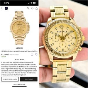 Versace Greca Action Iconic Luxury Cronogrpaph Watch 2