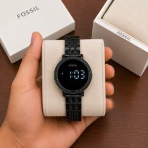 Fossil Digital Full Black Ladies Watch 5