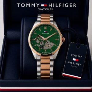 Tommy Hilfiger Dual Tone Automatic Watch 10