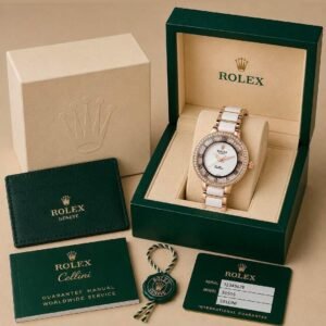 Rolex Premium Quality Dual Tone Ladies Watch 3