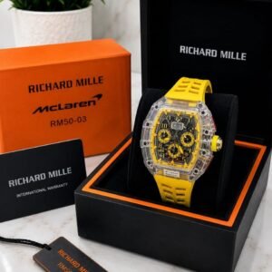 Richard Mille Yellow Limited edition Men's Watch 723