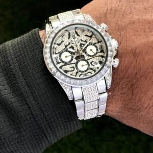 Rolex Daytona Fully Diamond Emossed 7AA High Quality Men's Watch 215