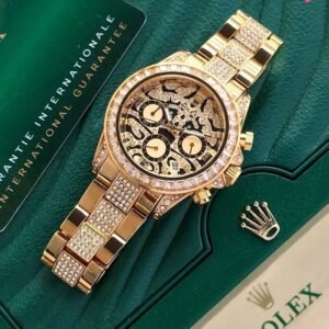 Rolex Daytona Fully Diamond Emossed 7AA High Quality Men's Watch 216