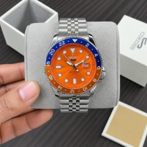 Seiko 5 Sports GMT Sporty & Premuim High Quality Men's Watch 801