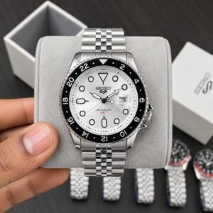 Seiko 5 Sports GMT Sporty & Premuim High Quality Men's Watch 804