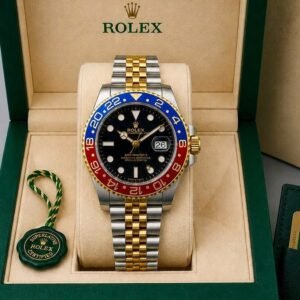 Rolex GMT Dual Tone 7AA High Quality Men's Watch 909