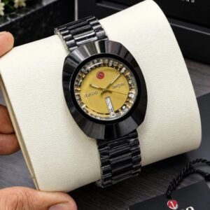 RADO “Black Golden Dial Men's Watch 182
