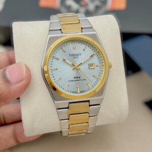 Tissot Dual Tone PRX Powermatic Swiss Men's Watch 605