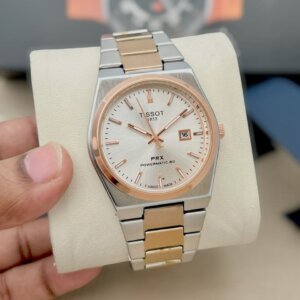Tissot Dual Tone PRX Powermatic Swiss Men's Watch 607