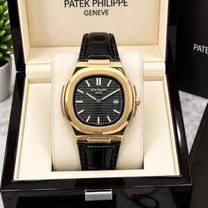 Patek Philippe Premium Black Leather Strap High Quality Men's Watch 265