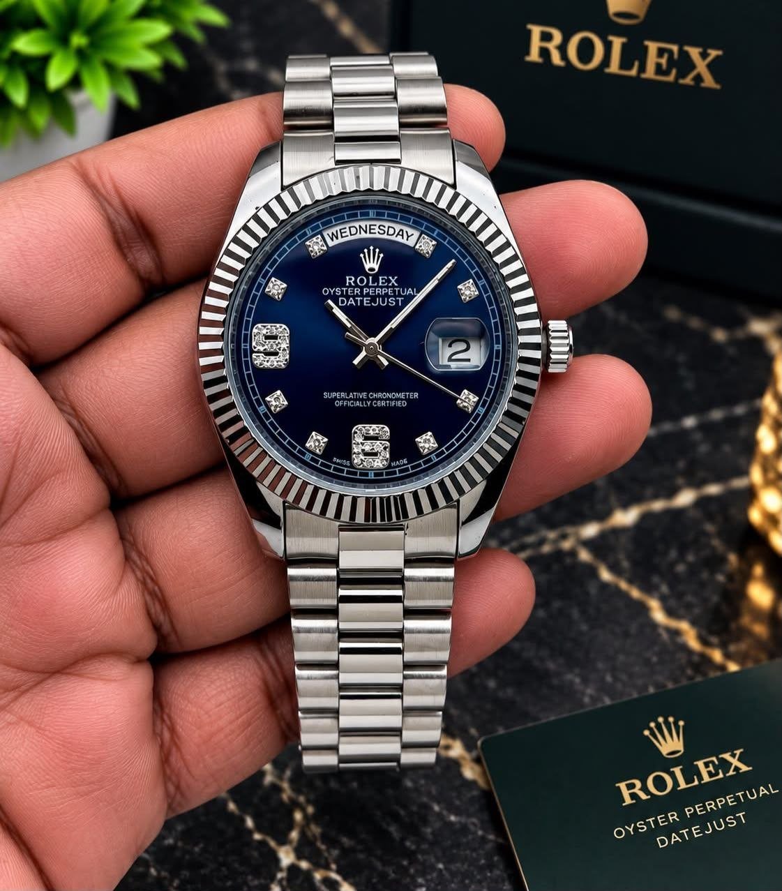 Rolex Datejust Stainless Steel 7AA High Quality Dual Tone Men's Watch 215