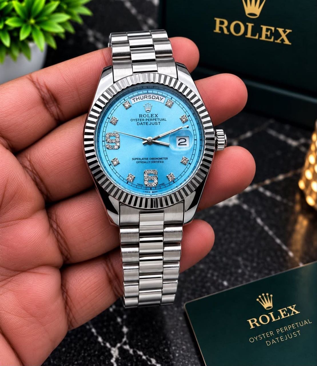 Rolex Datejust Stainless Steel 7AA High Quality Dual Tone Men's Watch 216