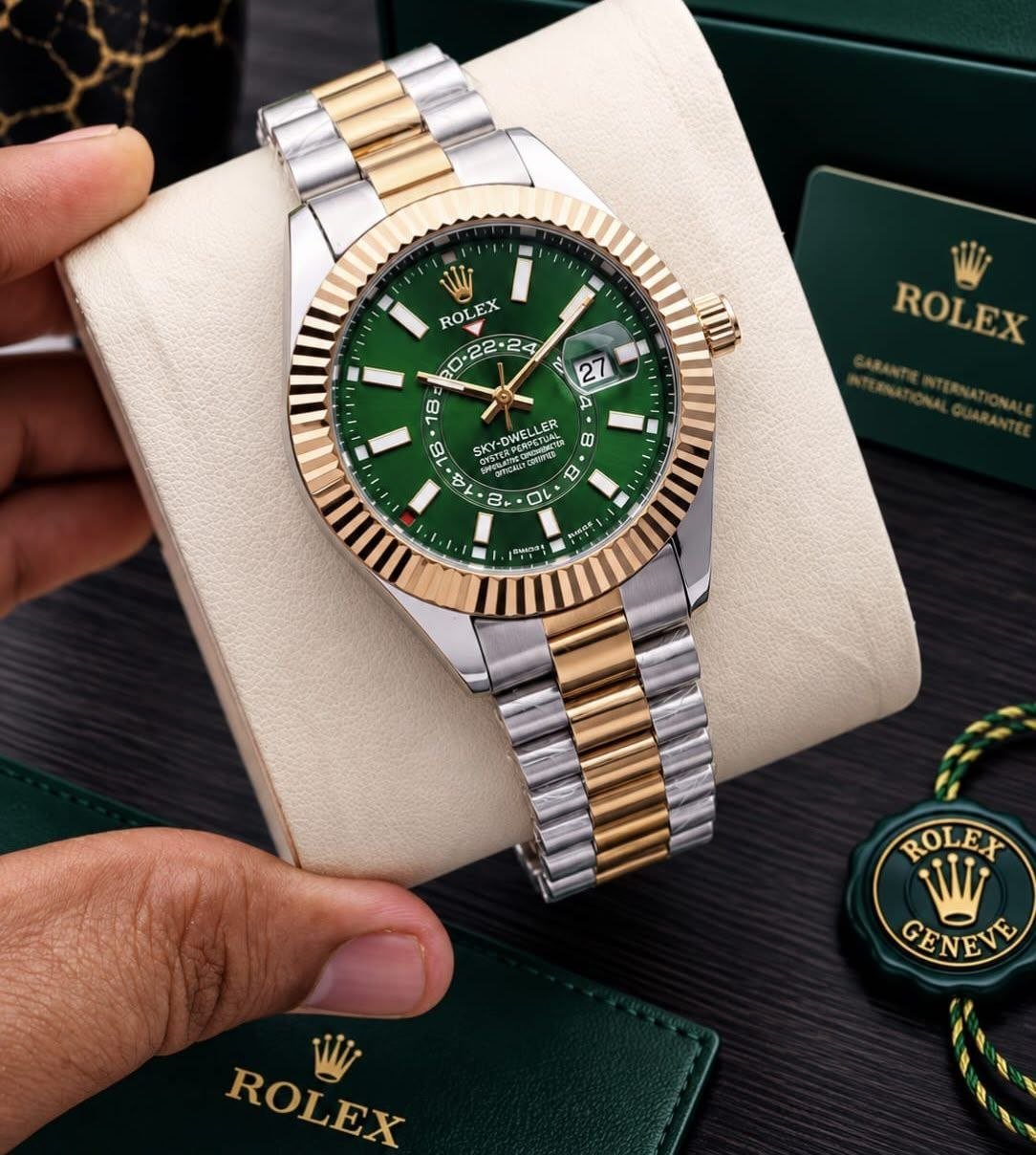 Rolex Sky-Dweller Dual Tone 7AA High Quality Dual Tone Men's Watch 222