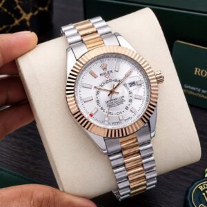 Rolex Sky-Dweller Dual Tone 7AA High Quality Dual Tone Men's Watch 222 (Copy)
