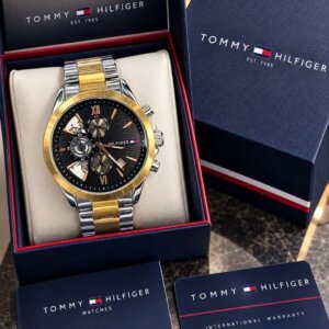 Tommy Hilfiger Dual Tone Blue Dial Men's Watch 19