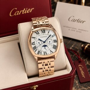 Cartier Santos de Rose Gold Premium Quality Men's Watch 119