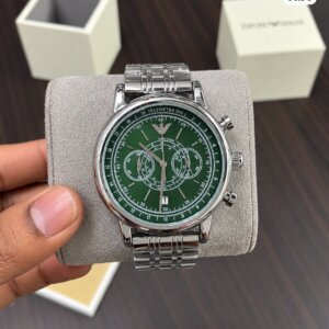 Emporio Armani Chronograph Steel Premium Quality Men's Watch 187