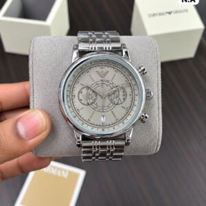 Emporio Armani Chronograph Steel Premium Quality Men's Watch 190