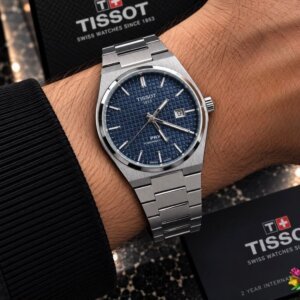 Tissot PRX Stainless Steel blue Dial Men's Watch 204