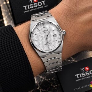 Tissot PRX Stainless Steel White Dial Men's Watch 205