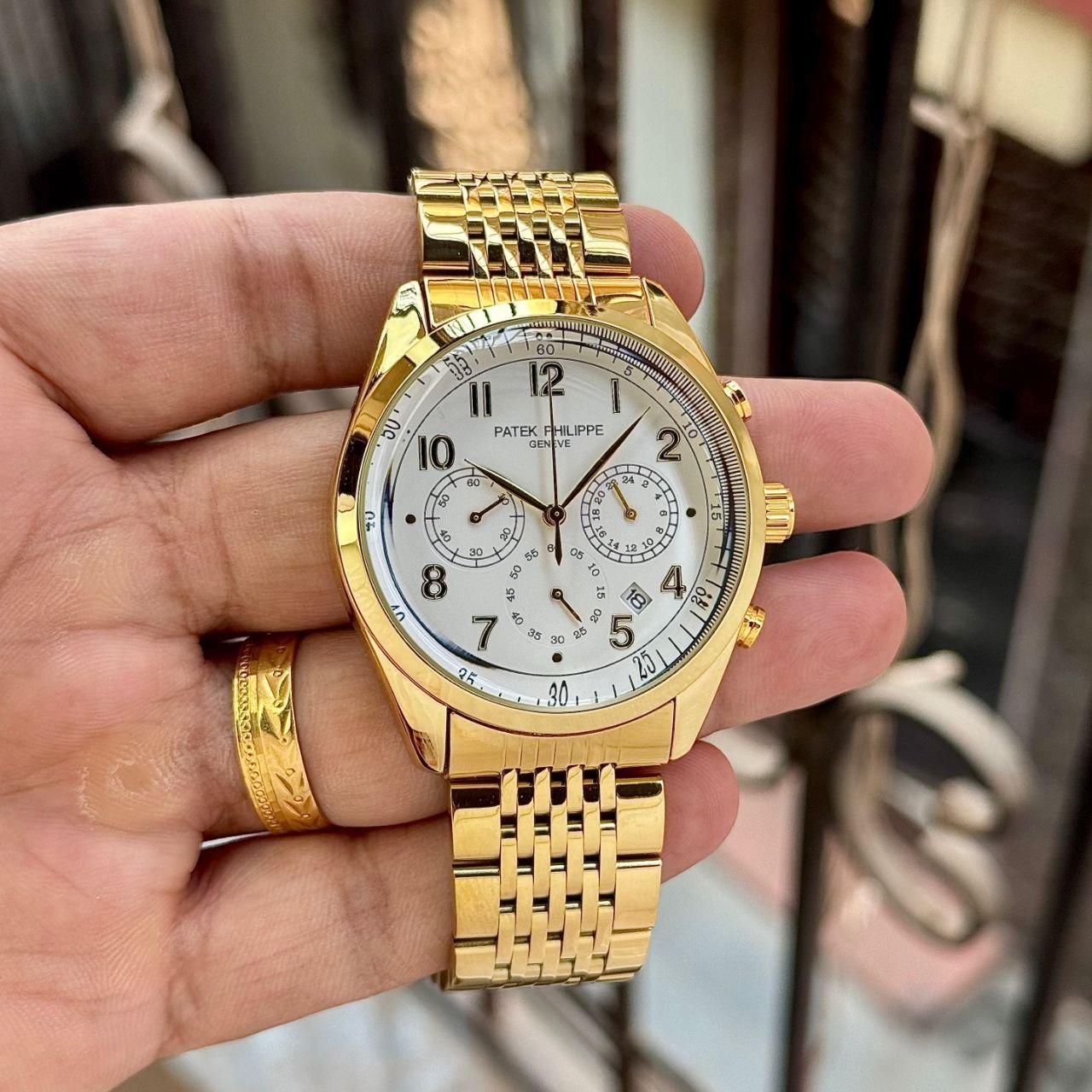 Patek Phillipe Full Golden Collection High Quality Men's Watch 822 - Image 3