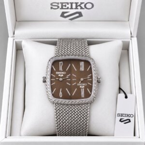 Seiko Steel Dual Time Premuim High Quality Watch 254