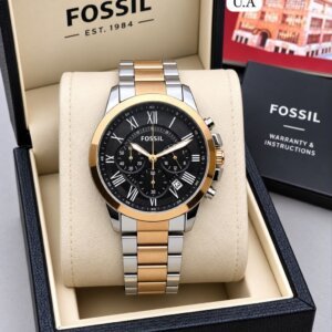 Fossil Chronograph Dual Tone Premium High Quality Men's Watch 505