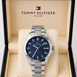 Tommy Hilfiger Steel Blue Dial Quartz Men's Watch 30